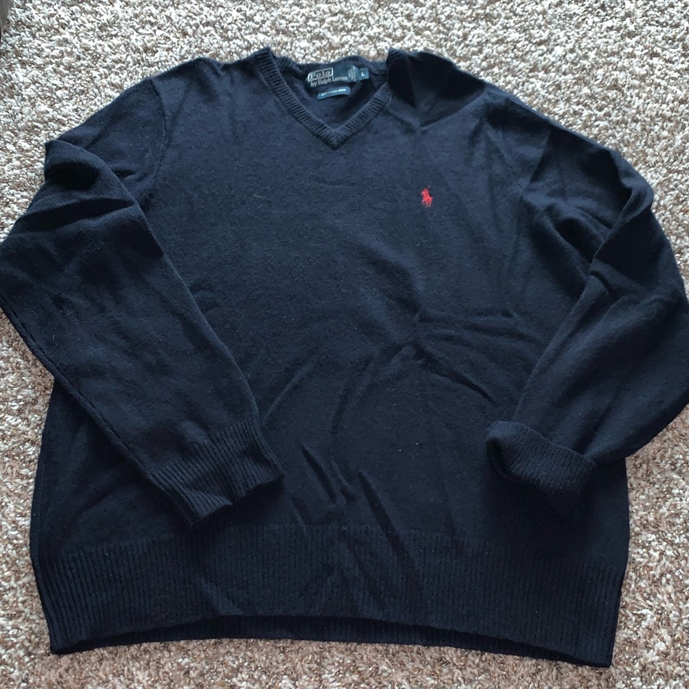 Vintage Polo R. L. 100% Lamb Wool Sweater - Large